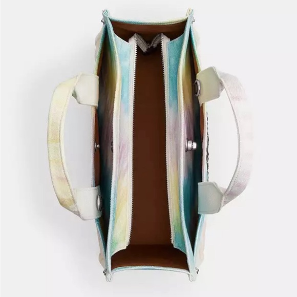 Coach Cargo tote bag with rainbow tie-dye - Picture 7 of 11